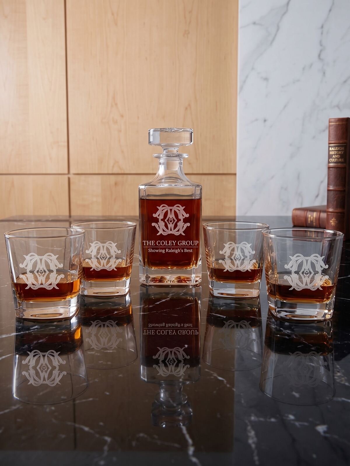 Decanter set lifestyle shot